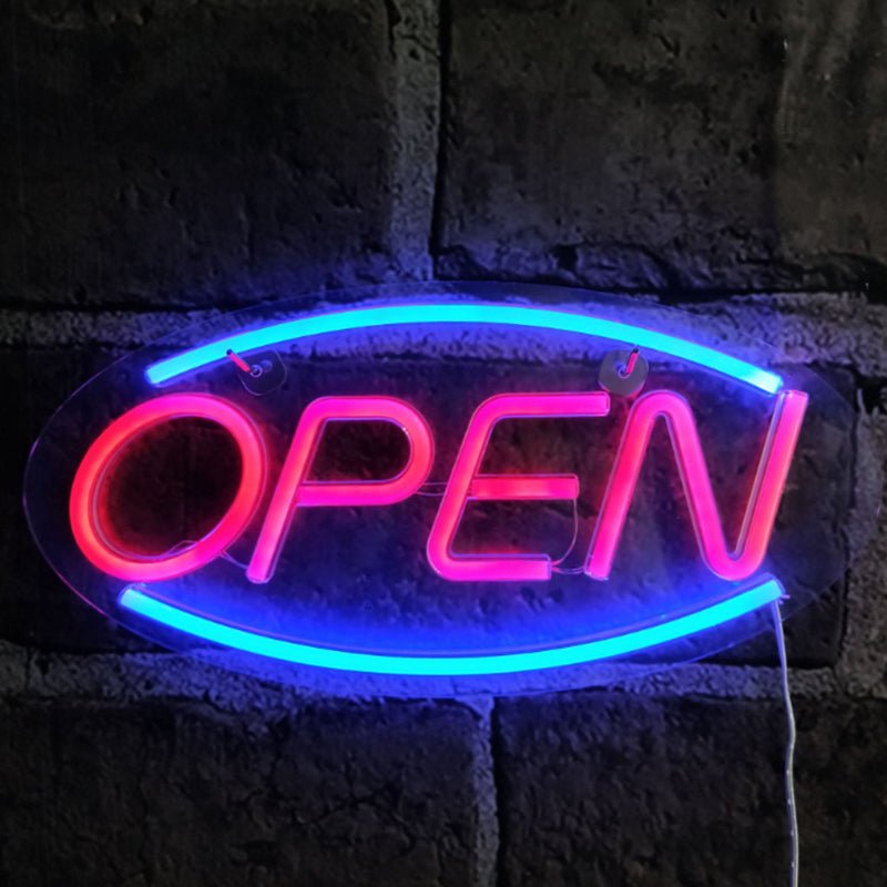 Customized LED Neon Sign - OPEN - Crossover Lighting Shop