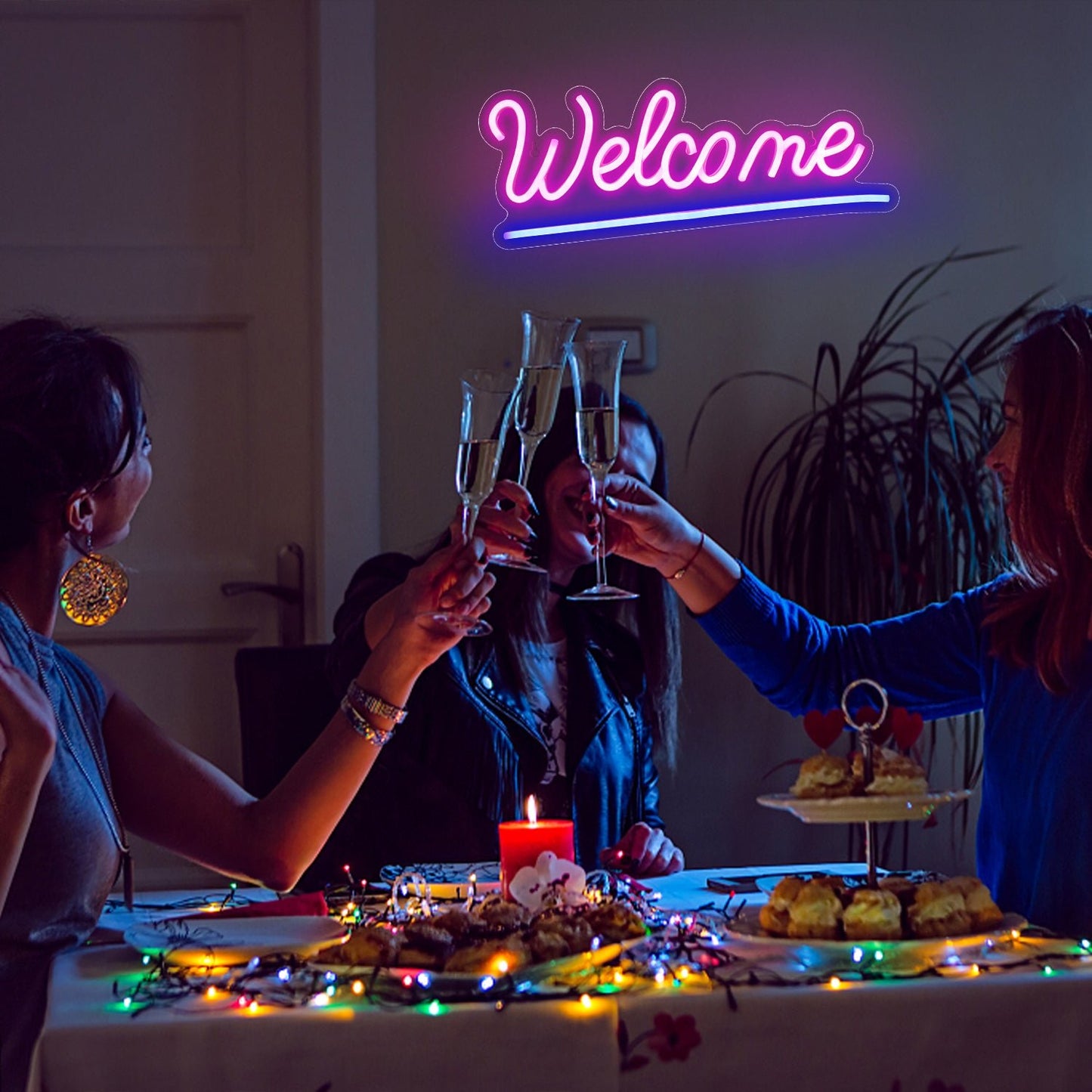 LED Neon Signs - Welcome Sign™ - Crossover Lighting Shop
