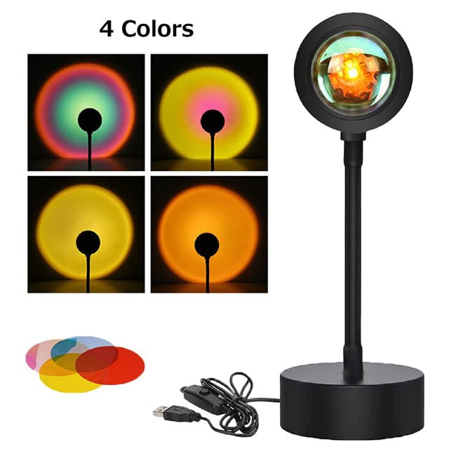 Smart Bluetooth Sunset Projection Lamp - Crossover Lighting Shop