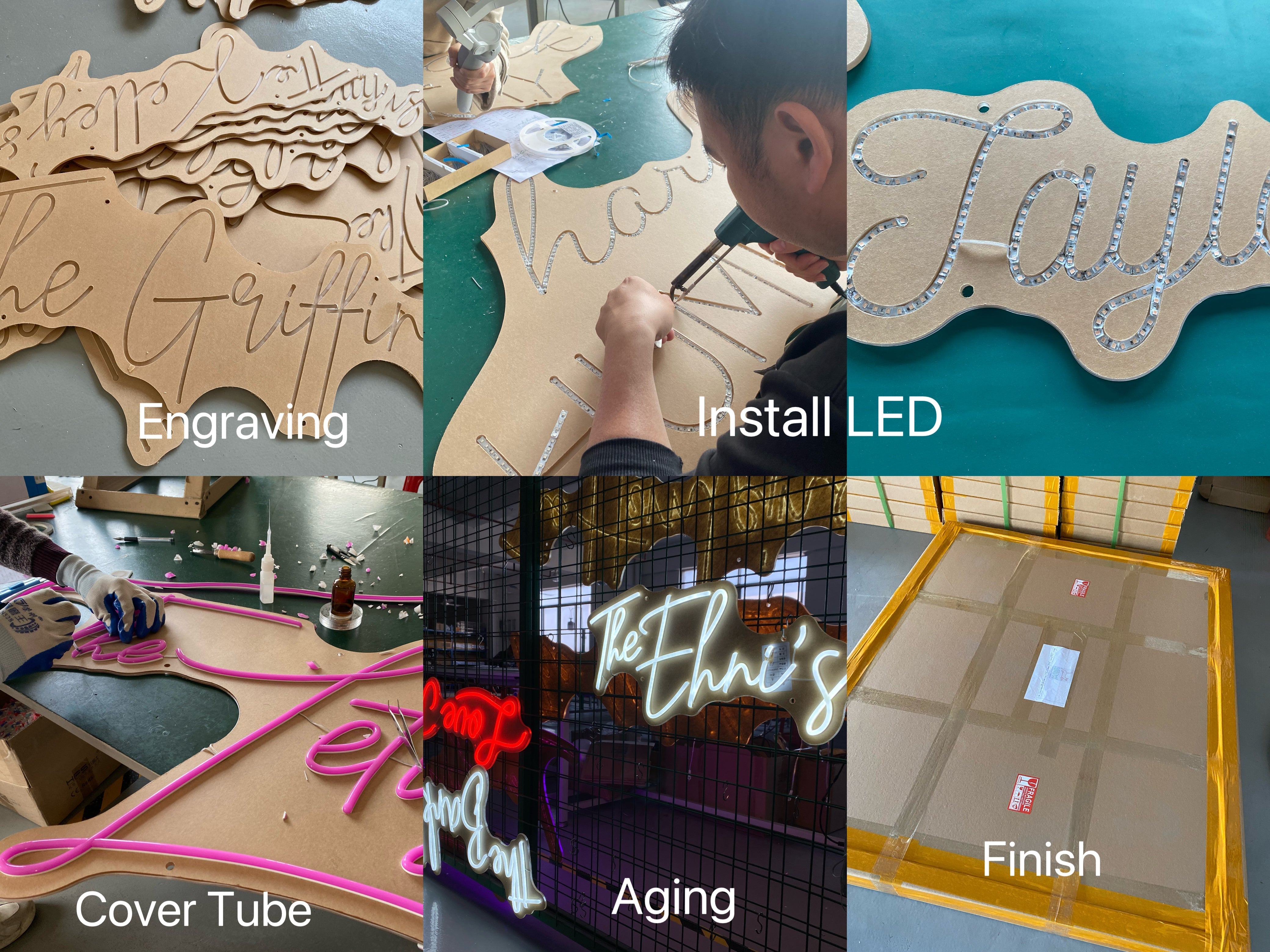 Led Neon Signs Standard How to Custom Order a LED Neon Sign | Step-by-Step Guide – Crossover ...