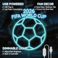 2026 FIFA World Cup Soccer LED Neon Sign – USB Powered Wall Decor - Crossover Lighting Shop