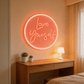 Circular "Love Yourself" Neon Sign - LED Wall Decor for Self - Love & Boho Spaces - Crossover Lighting Shop