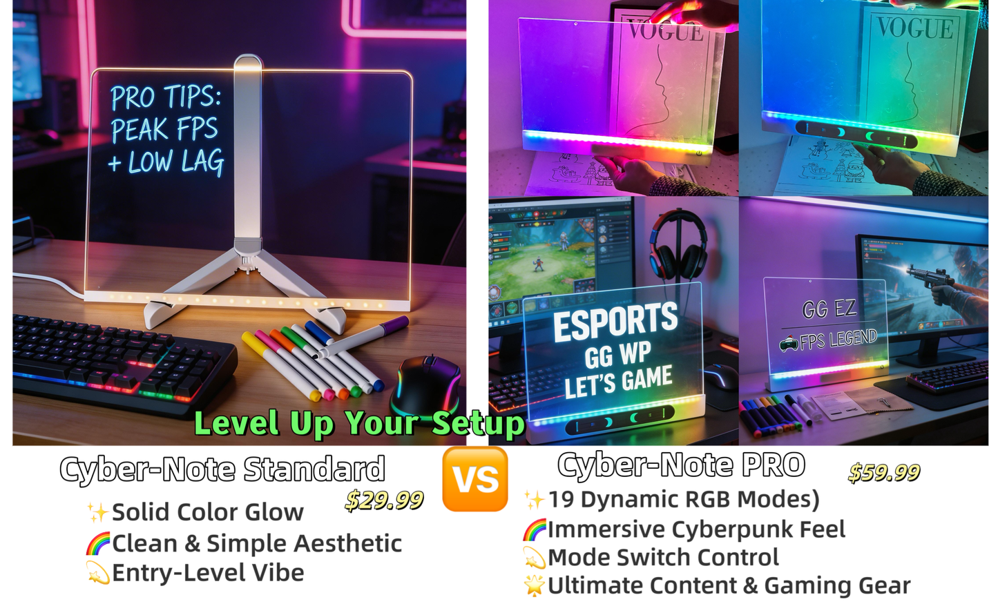 Handmade RGB drawing board for kids screen-free entertainment