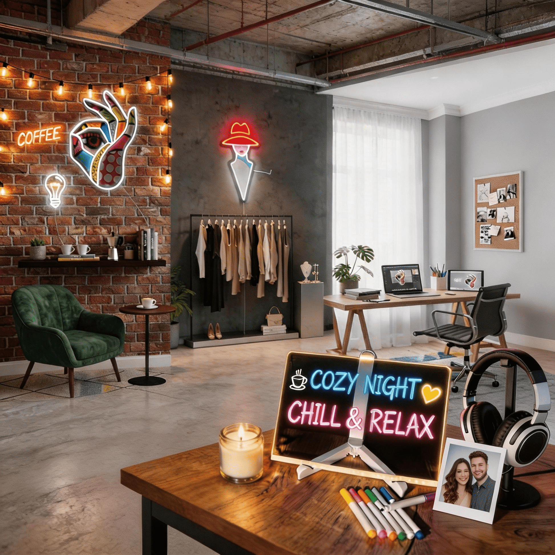 Cyber - Note: Interactive LED DIY Neon Board for Gamers & Creators - PRO ( 19 model RGB Cyber Glow) - Crossover Lighting Shop