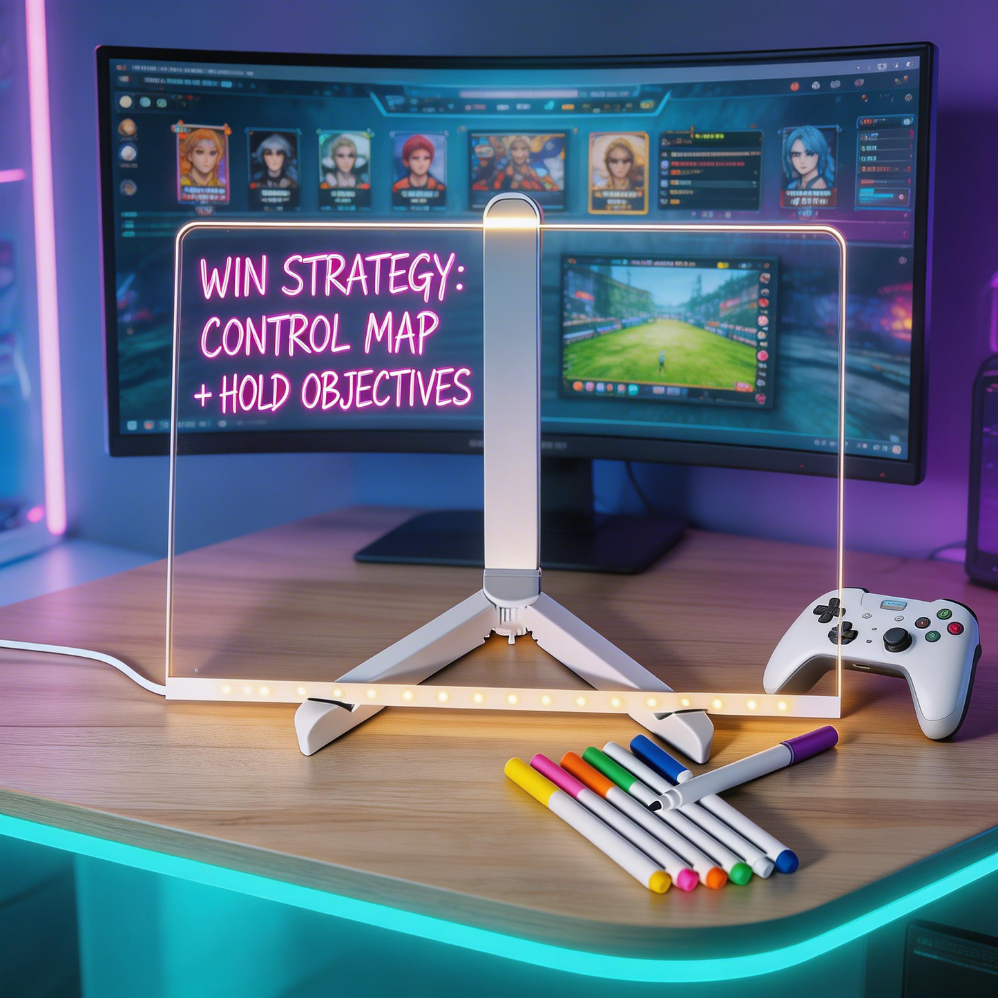 Cyber - Note: Interactive LED DIY Neon Board for Gamers & Creators - Crossover Lighting Shop