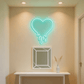 Dripping heart LED neon sign Y2K style wall decor for bedroom and game room