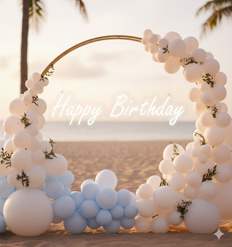 Happy Birthday LED Neon Sign - Crossover Lighting Shop