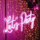 Let's Party LED Neon Sign - Crossover Lighting Shop