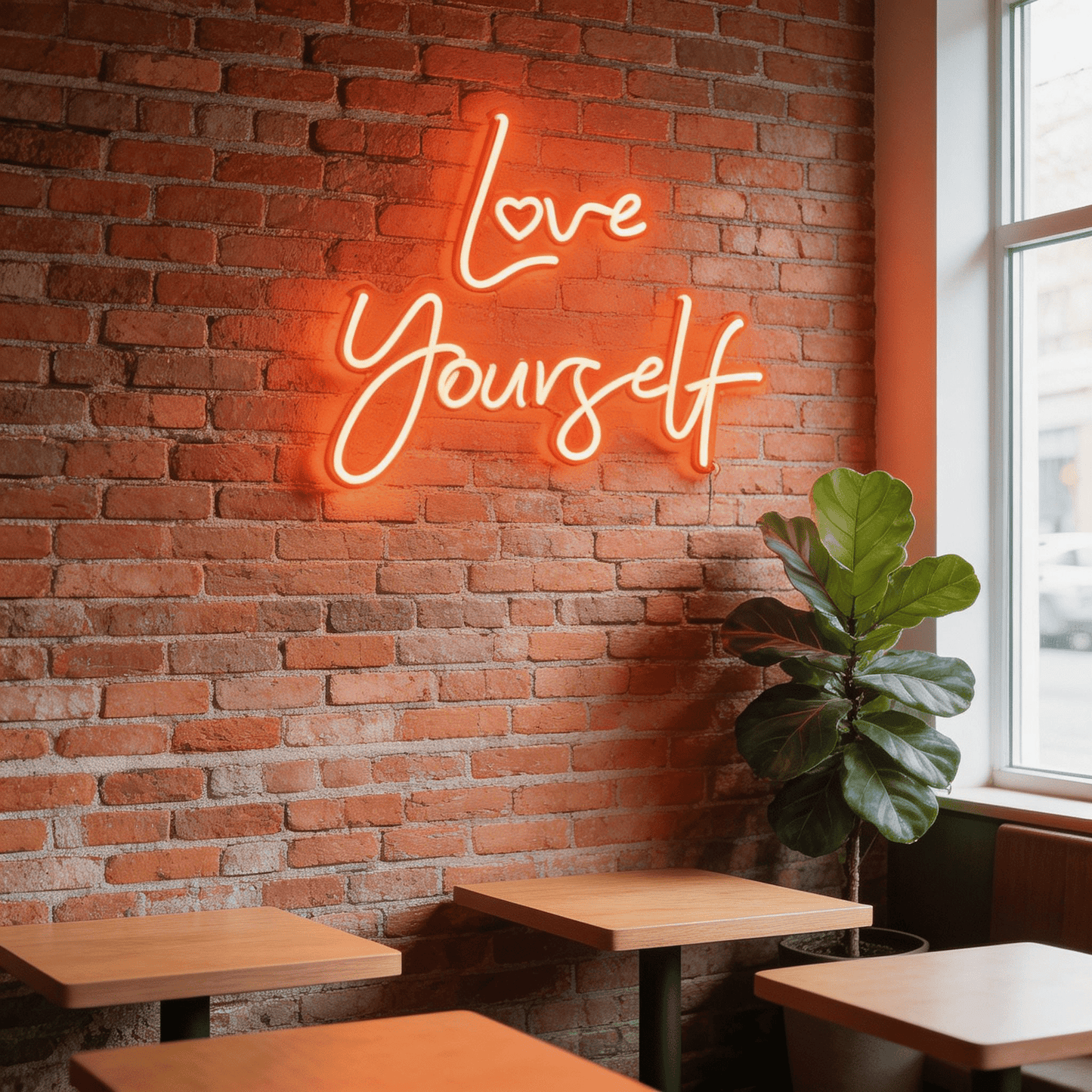 Love Yourself Neon Sign - LED Wall Decor for Bedroom & Self - Love Spaces - Crossover Lighting Shop
