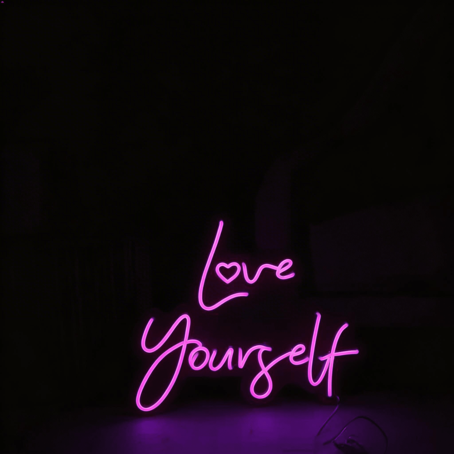 Love Yourself Neon Sign - LED Wall Decor for Bedroom & Self - Love Spaces - Crossover Lighting Shop