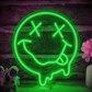 Melting Smiley Face Neon Sign - Y2K Retro Fluid Art Neon Sign for Wall Decor for Bedroom & Game Room - Crossover Lighting Shop
