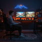 Mountain Peak & Sunrise LED Neon Sign - Modern Wall Decor for Gaming Room, Bedroom & Office - Crossover Lighting Shop