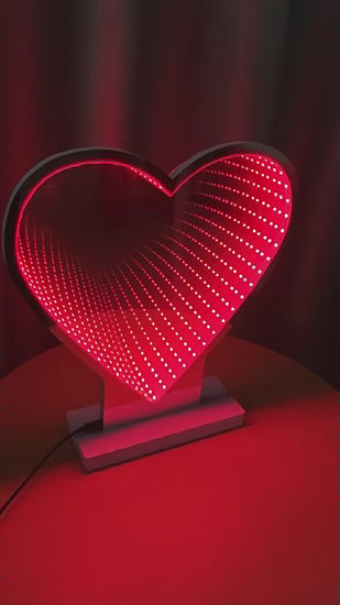 Infinity Heart | Eternal 3D Mirror Art for Mother's Day
