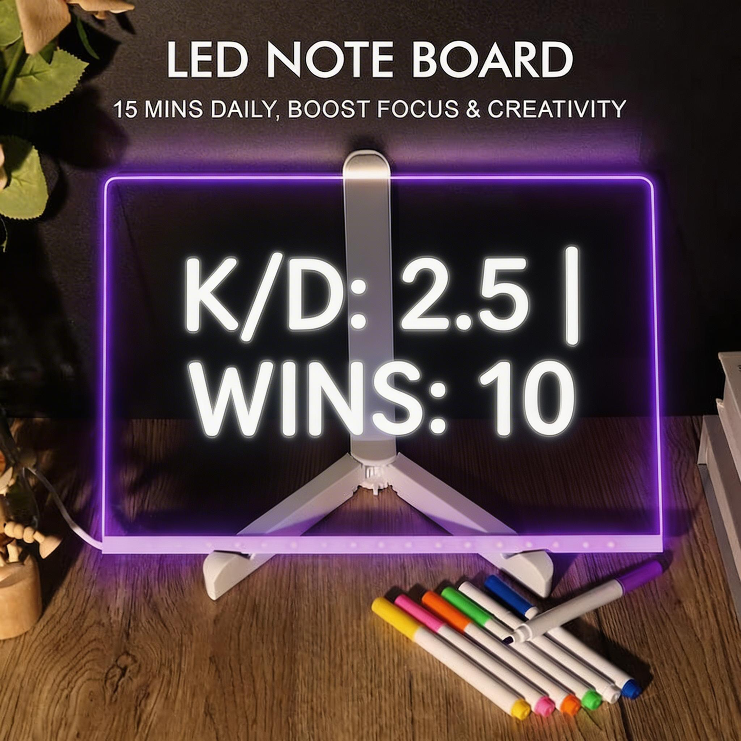 Cyber-Note: Interactive LED DIY Neon Board for Gamers & Creators