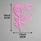 Serene Muse: Minimalist Abstract Face Line Art Glow Neon Sign - Crossover Lighting Shop