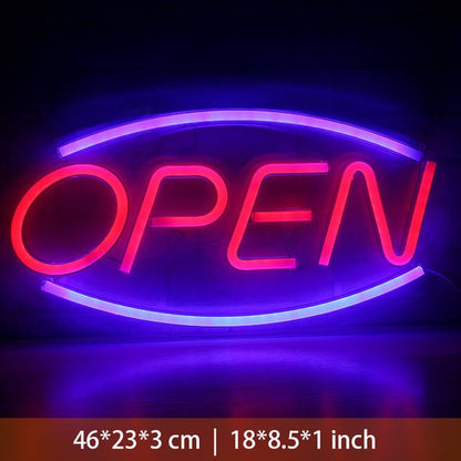 Customized LED Neon Sign - OPEN - Crossover Lighting Shop