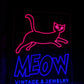 Handmade Customized LED Neon Sign - MEOW - Crossover Lighting Shop