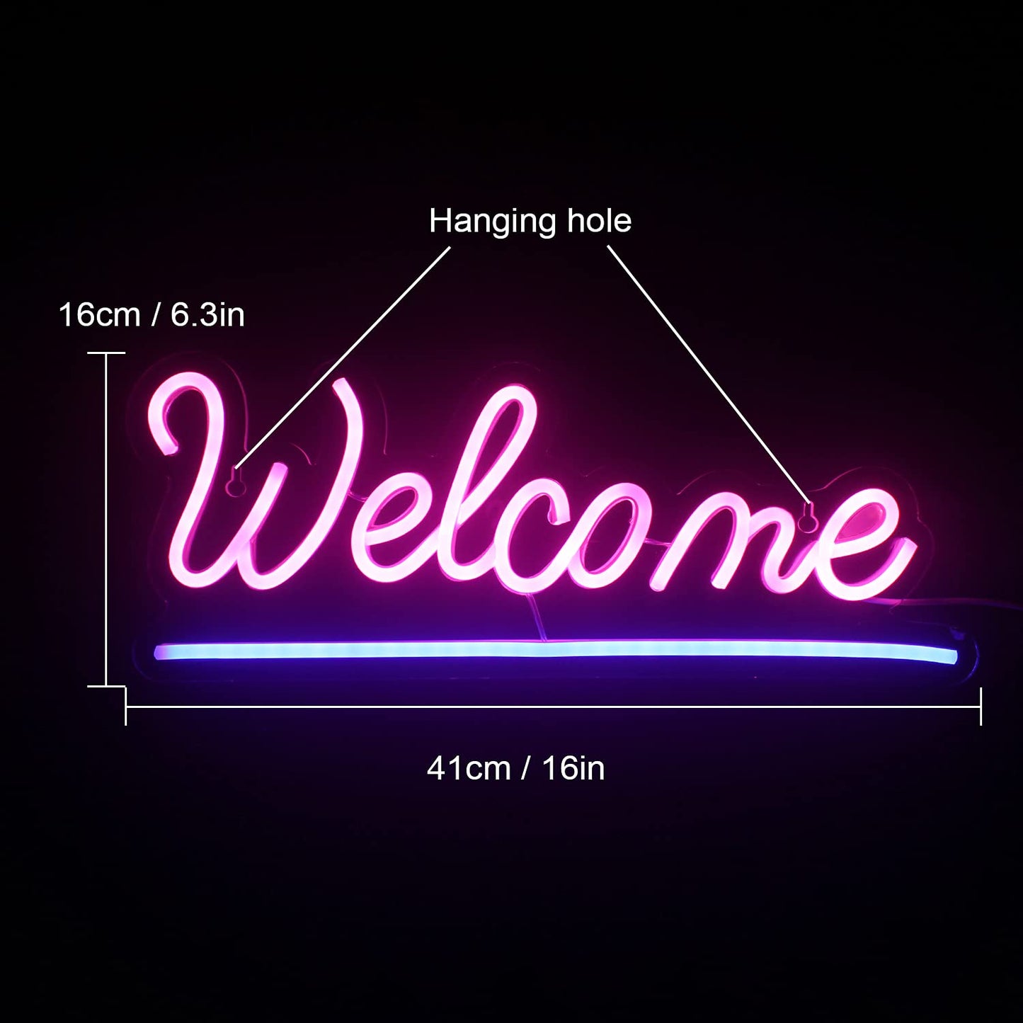 LED Neon Signs - Welcome Sign™ - Crossover Lighting Shop