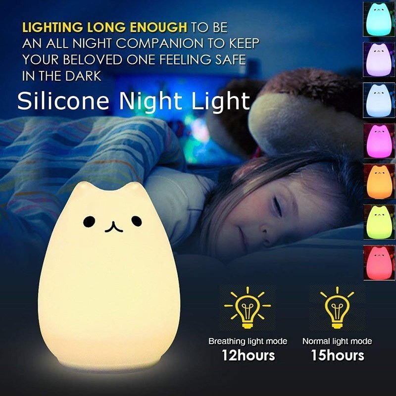 LED Night Lamp Touch Sensor Cat - Crossover Lighting Shop