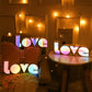 LED Romantic Night Lights LOVE Modeling Lamp - Crossover Lighting Shop
