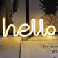 LED Neon Sign - #Hello logo