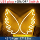 Customized LED Neon Sign - Wings / Heart wing Logo