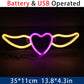Customized LED Neon Sign - Wings / Heart wing Logo