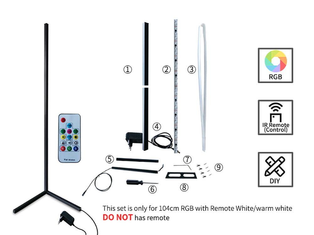 RGB Floor Lamp - Crossover Lighting Shop