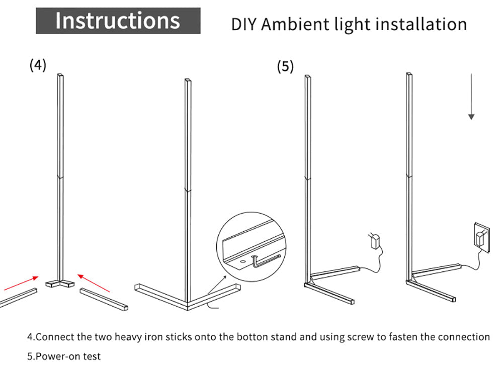 RGB Floor Lamp - Crossover Lighting Shop