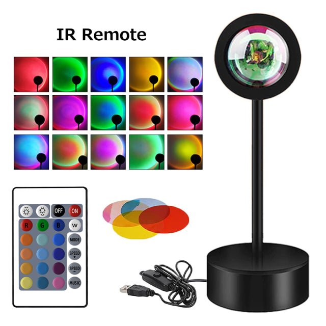 Smart Bluetooth Sunset Projection Lamp - Crossover Lighting Shop