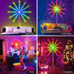 Smart LED Strip DIY Firework Remote Bluetooth USB Festoon Lamp For Indoor Home Bedroom Party Wedding Decor Christmas lamp