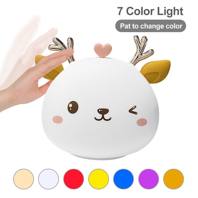 🔥USB Rechargeable Multicolor Silicone Night Light - Crossover Lighting Shop